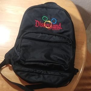 Disneyland Black Backpack
